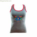 Կանացի մայկա Rox Butterfly մուգ մոխրագույն