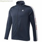 Տղամարդու սպորտային բաճկոն Reebok Essentials Linear Logo մուգ կապույտ