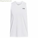 Տղամարդու անթև շապիկ Under Armour Tech Tank սպիտակ