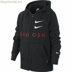 Մանկական սպորտային բաճկոն Nike Swoosh սև