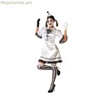 Մեծահասակների համար նախատեսված զգեստ՝ սպիտակ տղամարդ ծաղրածու