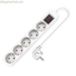 Սնուցման լար - 5 վարդակ TM Electron TMUAD505