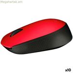 Անլար մկնիկ Logitech կարմիր 1000 dpi (10 միավոր)