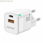 Պատի լիցքավորիչ Aisens ASCH-20W2P002-W սպիտակ 20 Վտ (1 հատ)