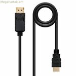 DisplayPort-ից HDMI ադապտեր NANOCABLE 10.15.4301-L150 սև 1,5 մ