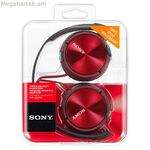 Ականջակալներ գլխակապով Sony MDR-ZX310AP կարմիր