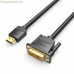 DVI-ից HDMI ադապտեր Vention ABFBH սև 2 մ