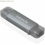 Արտաքին քարտի կարդացող սարք Aisens ASCR-2AC08-GR մոխրագույն (1 հատ)