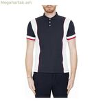 Տղամարդու կարճ թևքով պոլո շապիկ Armani Jeans C1578 մուգ կապույտ