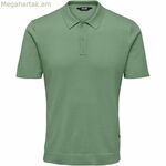Տղամարդու կարճ թևքով պոլո շապիկ Only & Sons Onswyler Life Reg 14 Ss Knit Green