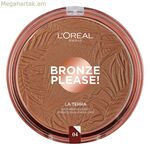 Բրոնզացնող փոշի «Բրոնզ» խնդրում եմ! L'Oreal դիմահարդարում 18 գ