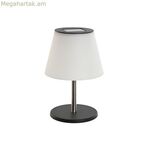 Սեղանի լամպ Home ESPRIT Սպիտակ Սև ՊՎՔ Չժանգոտվող պողպատ Ալյումին 18 x 18 x 26,5 սմ