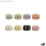 Զարդերի տուփ Home ESPRIT Դեղին Կապույտ Նարնջագույն Վարդագույն Ալյումին 7,5 x 7,5 x 5 սմ (8 հատ)