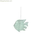 Դեկորատիվ ֆիգուր Home ESPRIT Կապույտ ձուկ 80 X 12 X 60 սմ