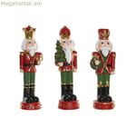 Սուրբ Ծննդյան խաղալիք Home ESPRIT Բազմագույն Ընկույզկոտրիչ 14 x 13 x 48 սմ (3 հատ)