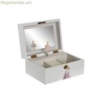 Զարդատուփ Home ESPRIT Սպիտակ փայտե հայելի