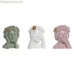 Տնային ծաղկաման ESPRIT Սպիտակ Կանաչ Վարդագույն Ոսկեգույն Ռեզին Urban 16,5 X 16,5 X 20,5 սմ (3 հատ)