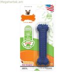 Շան ծամող խաղալիք Nylabone Plaque Attacker բնական չափսի M հավի համար նախատեսված ջերմապլաստիկ