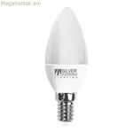 Մոմ LED լամպ արծաթագույն էլեկտրոնիկա 970714 E14 7W