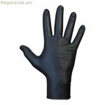 Նիտրիլային ձեռնոցներ JUBA Agility Grip սև, առանց փոշու, 50 հատ