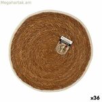 Սեղանի գորգ Privilege ծովային ջրիմուռներ շագանակագույն՝ եզրագծով Ø 35 սմ (36 հատ)