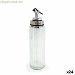 Cruet Quttin OTTICO թափանցիկ արծաթյա ապակի 0,5 L 6 x 6 x 30,5 սմ (24 միավոր)