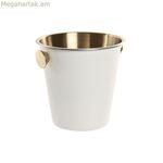 Շամպայնի սառնարան Home ESPRIT Սպիտակ Ոսկեգույն Չժանգոտվող պողպատ Ալյումինե Ձեղնահարկ 24 x 24 x 22 սմ