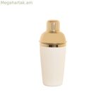 Կոկտեյլ պատրաստող սարք Home ESPRIT Սպիտակ Ոսկեգույն Չժանգոտվող պողպատ Ալյումին 9,5 x 9,5 x 22 սմ