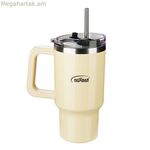 Ջերմային բաժակ կափարիչով Inoxibar դեղին 960 մլ