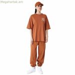 Կարճ թևքով սպորտային մարզաշապիկ New Era LEAGUE ESSNTLS LC OS TEE NEYYAN 60435552, շագանակագույն (XL)