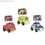 Հրշեջ մեքենա, ավտոբուս ձայնային ազդանշանով, ոստիկանական մեքենա 22 x 11 x 14 սմ (22 x 11 x 14 սմ)