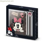 Օրագիր աքսեսուարներով՝ Մինի Մաուս, շագանակագույն 22,4 X 2,2 X 23,2 սմ