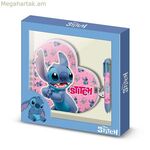 Սպիրալաձև տետր գրիչով կարով կապույտ 80 թերթ 24 x 23 x 2,5 սմ