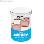 Ջնջիչ Disney բազմագույն 6,5 x 6 x 6 սմ 12 հատ