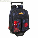 Դպրոցական ուսապարկ անիվներով Spider-Man Attack սև 27 x 33 x 10 սմ