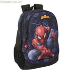 Դպրոցական պայուսակ Spider-Man Attack սև 32 x 44 x 16 սմ