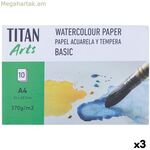 Նկարչական թուղթ Titan Arts BASIC A4 10 թերթ (3 հատ)