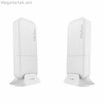 Մուտքի կետ՝ անլար լար Mikrotik RBwAPG-60adkit 60 GHz սպիտակ (2 հատ)