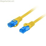 UTP կատեգորիա 6 կոշտ ցանցային մալուխ Lanberg PCF6A-10CC-1000-Y դեղին