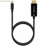 USB-C-ից DisplayPort ադապտեր Aisens A109-0688 սև 80 սմ