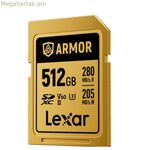SDXC հիշողության քարտ Lexar Professional Armor Gold 512 ԳԲ