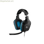 Ականջակալներ միկրոֆոնով Logitech g432 Կապույտ Սև