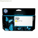 HP 727 դեղին օրիգինալ թանաքի փամփուշտ