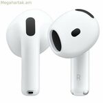 Ականջի մեջ ամրացվող Bluetooth ականջակալներ Apple AirPods 4 սպիտակ