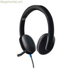 Խաղային ականջակալ միկրոֆոնով Logitech 981-000480 սև