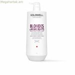 Շիկահեր կամ մոխրագույն մազերի համար նախատեսված կոնդիցիոներ Goldwell Blondes Highlights 1 լ