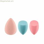 Դիմահարդարման սպունգ Real Techniques Pro-Matte Poreless Perfection Multicolour (3 հատ)