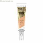 Հեղուկ դիմահարդարման հիմք Max Factor Miracle Pure 35-մարգարիտ բեժ SPF 30 (30 մլ)