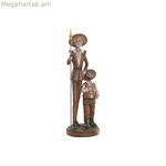 Դեկորատիվ ֆիգուր Home ESPRIT շագանակագույն 14 X 13 X 38,5 սմ