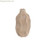 Ծաղկաման Home ESPRIT Բեժ Քարե իրեր Ալիքներ Հնեցված ծածկույթ 16 x 16 x 30 սմ